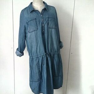 Sonoma Denim Shirt Dress